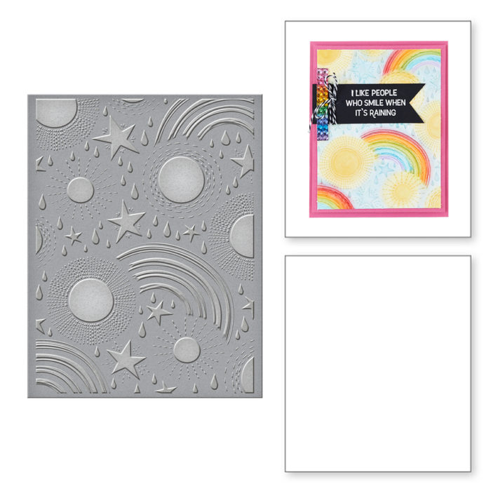 Embossing Sunshine and Rainbows