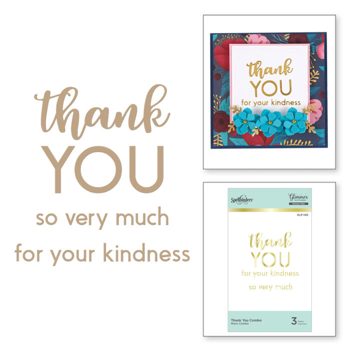 Gravador Spellbinders  Thank You Combo