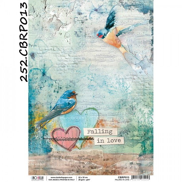 Papel Arroz Falling in Love A-4