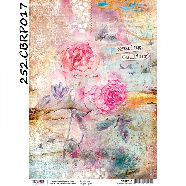 Papel Arroz Spring Calling A-4