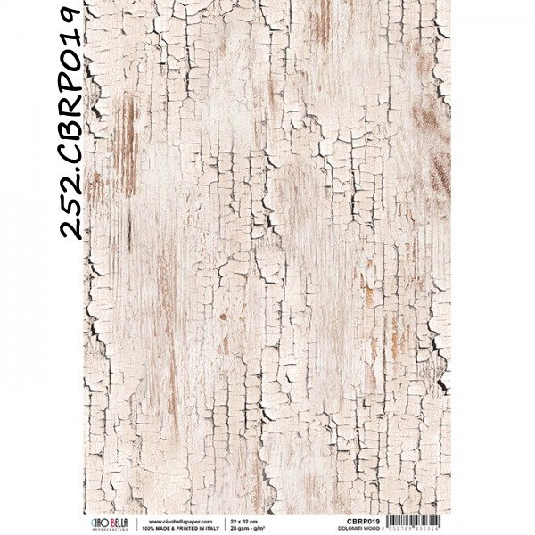 Papel Arroz Dolomiti Wood A-4