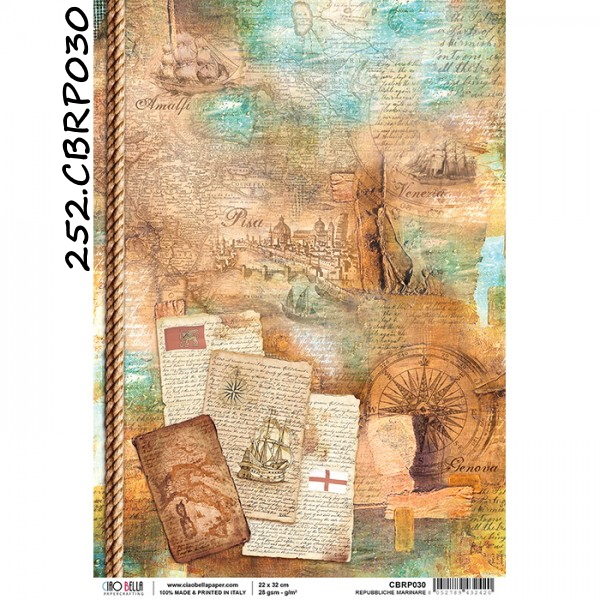 Papel Arroz Repubbliche Marinare A-4