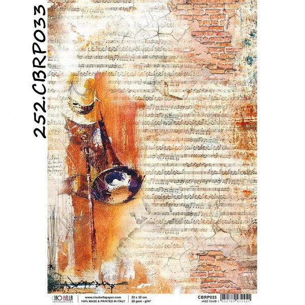 Papel Arroz Jazz Club A-4