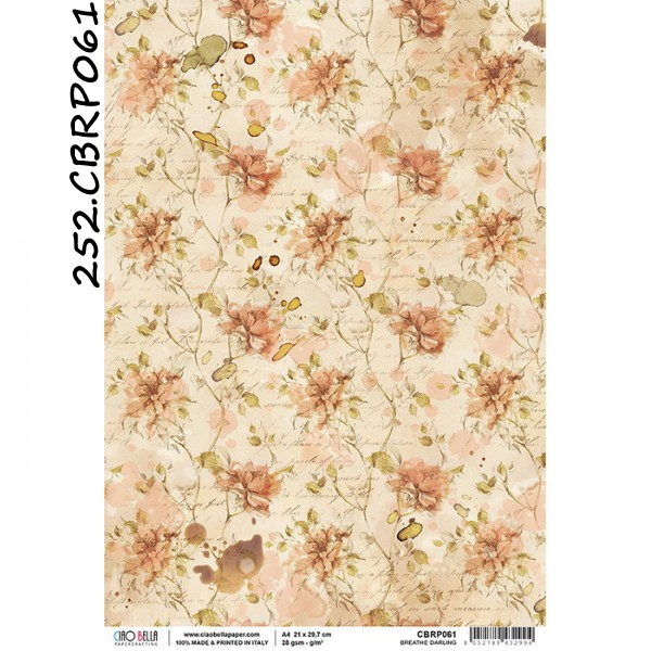 Papel Arroz Breathe Darling Cards A-4