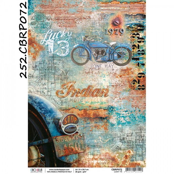 Papel Arroz Lucky 13 A-4