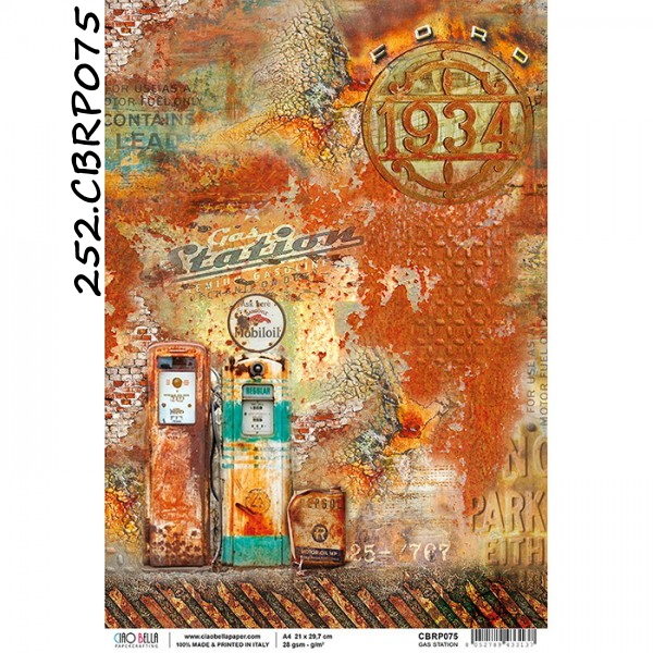 Papel Arroz Gas Station A-4