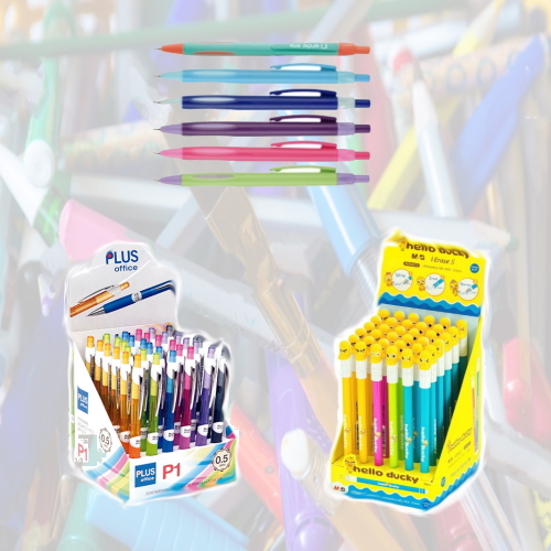 Esferográficas, Marcadores, Lapiseiras e Lápis