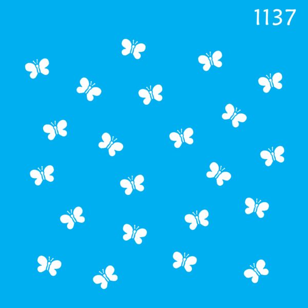 Stencil Opa 14x14 Micro Borboletas