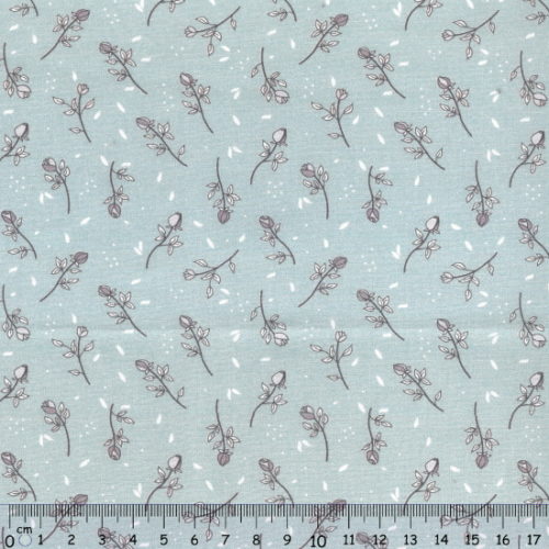 Tecido Algodão Kerry Celeste 1,50Mts.