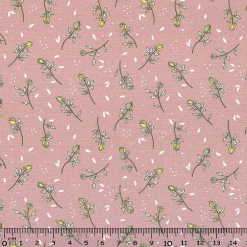 Tecido Algodão Kerry Rosa 1,50Mts.