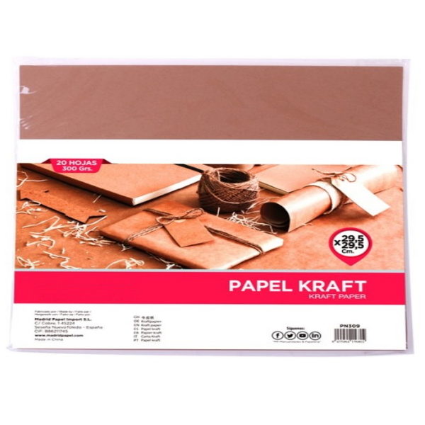 Papel Kraft 295x295  20Fls.