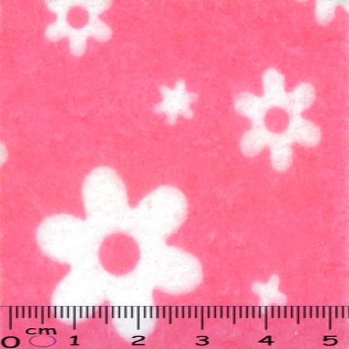 Feltro Rolo Flores Rosa 180gr. 0.45x5Mts.