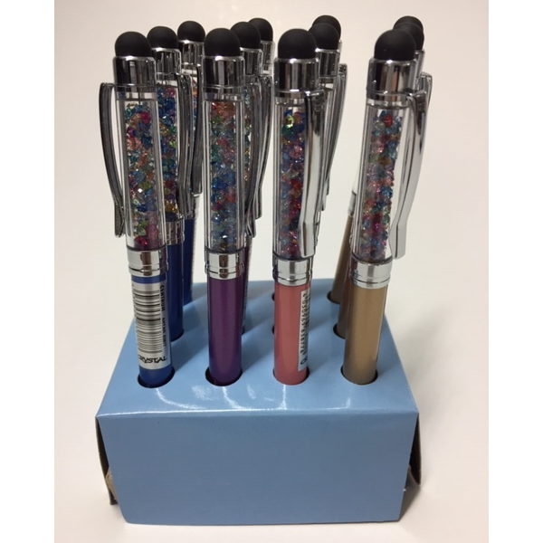 Expositor Esferográficas Cristal / Glitter  12un.