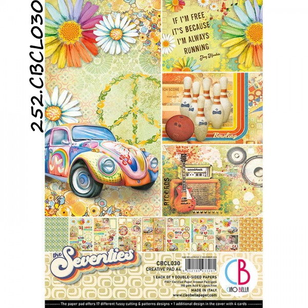 Creative Pad The Seventies Dupla Face A-4 9fls.