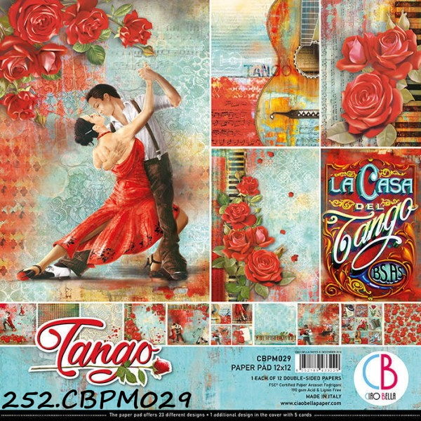 Paper Pad Tango 305x305mm 12fls.