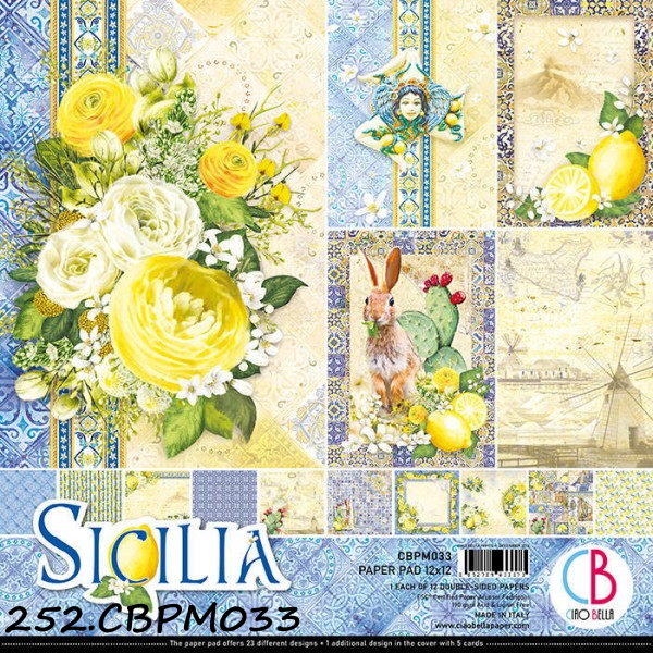 Paper Pad Sicilia 305x305mm 12fls.