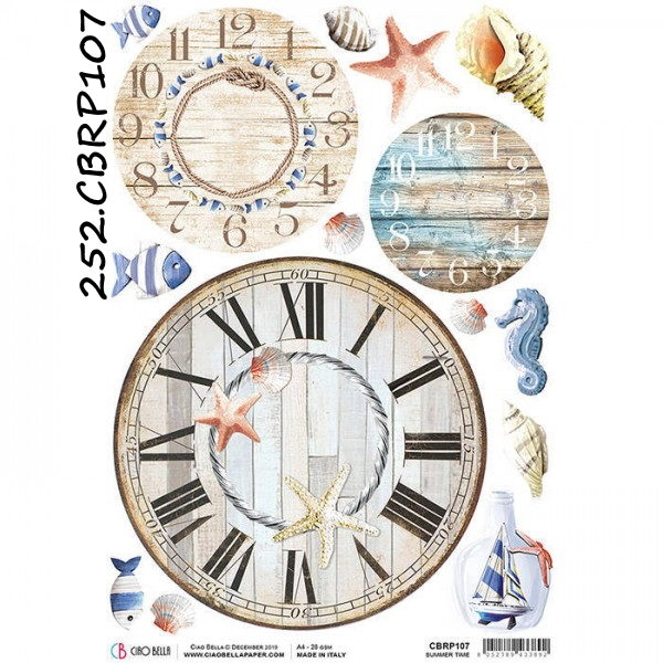 Papel Arroz Summer Time A-4