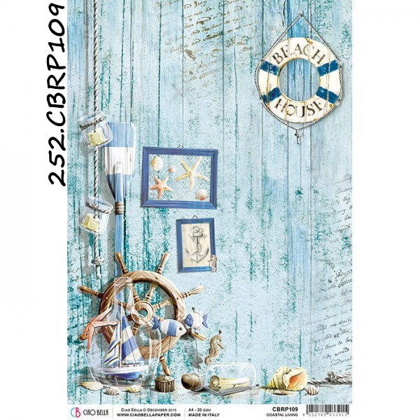 Papel Arroz Coastal Living A-4