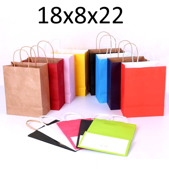 Sacos Asa Retorcida 18x8x22