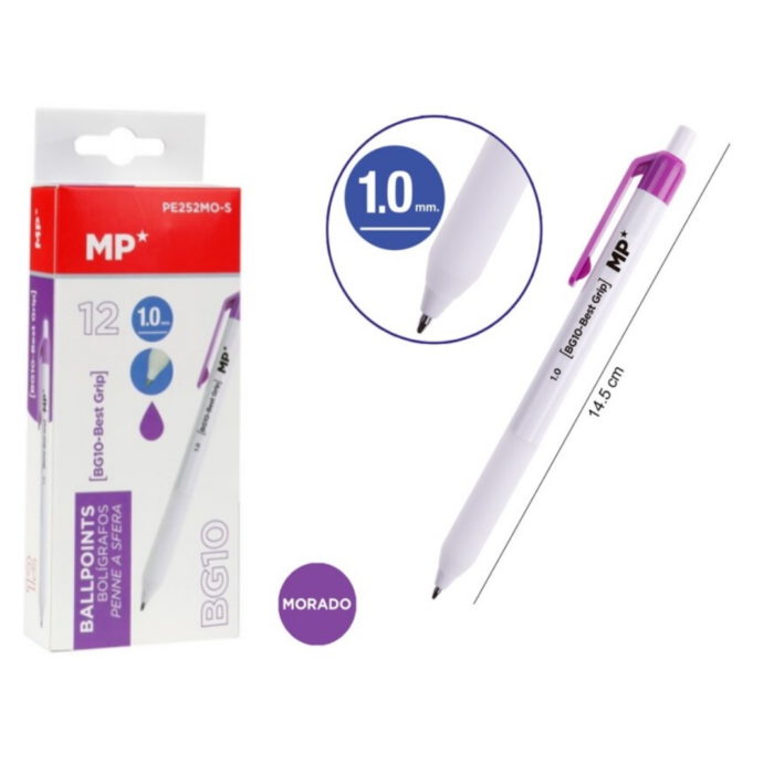 Esferográfica Tinta Líquida Roxo 1mm