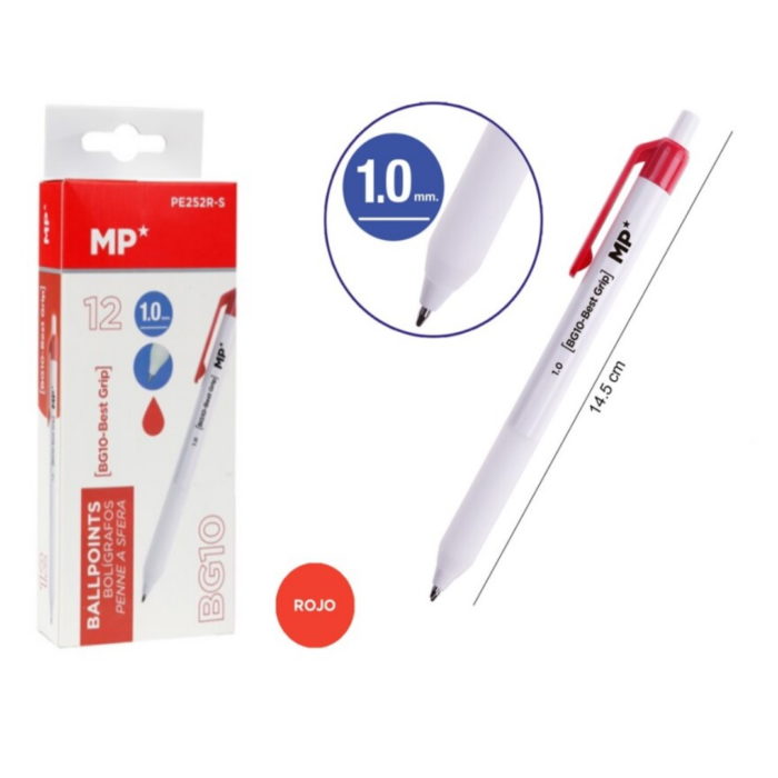 Esferográfica Tinta Líquida Vermelho 1mm