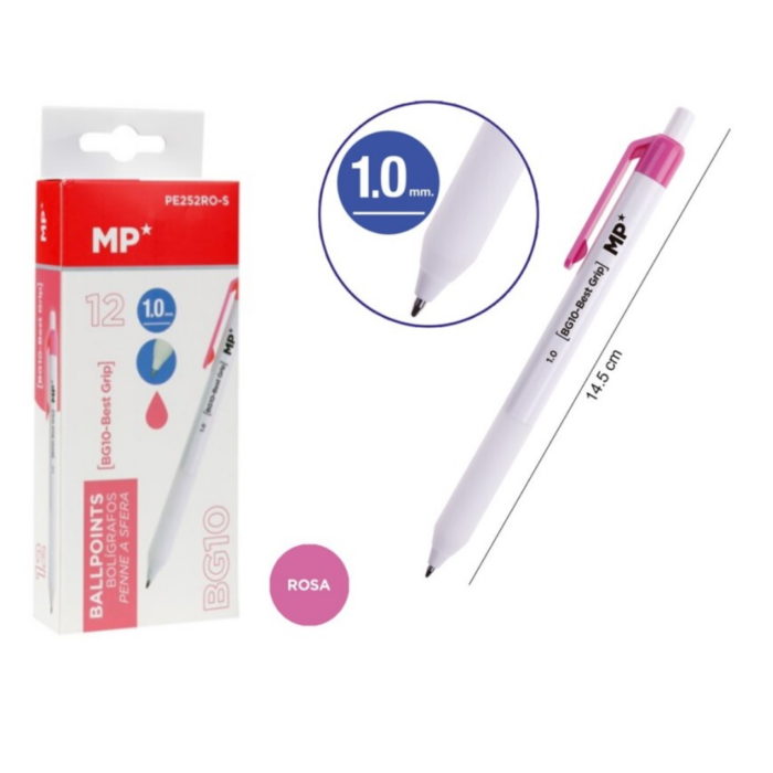 Esferográfica Tinta Líquida Rosa 1mm
