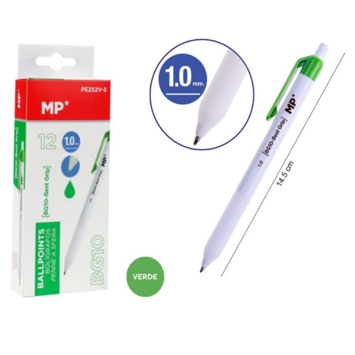 Esferográfica Tinta Líquida Verde 1mm