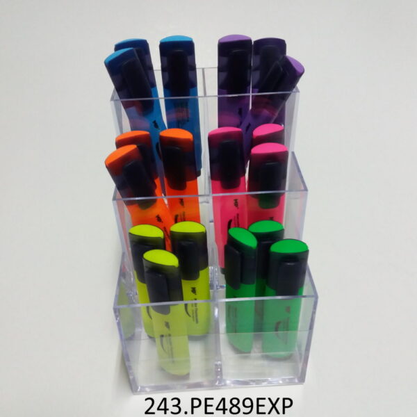 Expositor  Marcador Fluorescente 2/5mm 72un.
