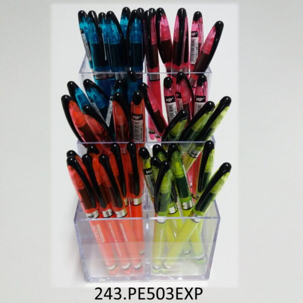 Expositor Caneta Marcador Fluorescente 1/3mm 96un.