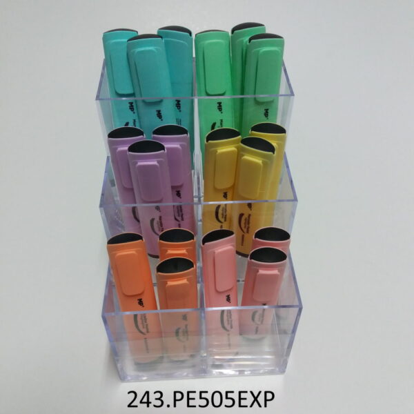 Expositor  Marcador Pastel 2/5mm 72un.