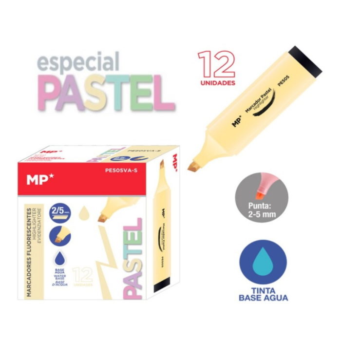 Marcador Pastel Baunilha 2-5mm