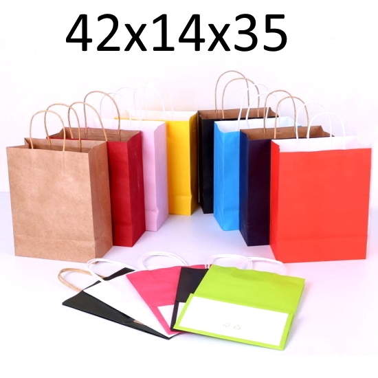 Sacos Asa Retorcida 42x14x35