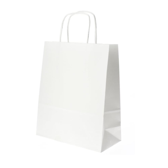 Saco Papel Branco 18x8x22