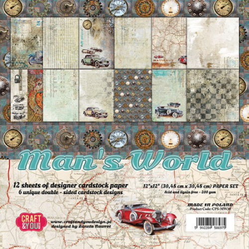 Bloco Man`s World 305x305mm