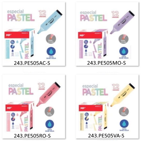 Marcador Pastel Expositor 505