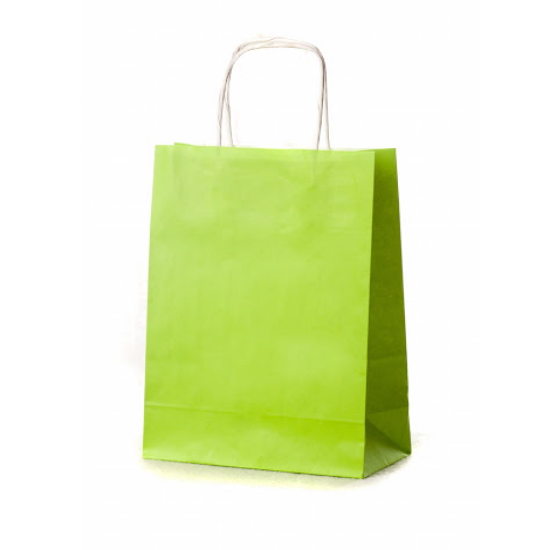 Saco Papel Verde Alface 18x8x22