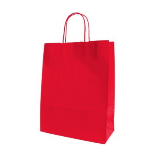 Saco Papel Vermelho 18x8x22