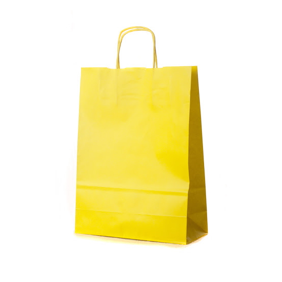 Saco Papel Amarelo 18x8x22