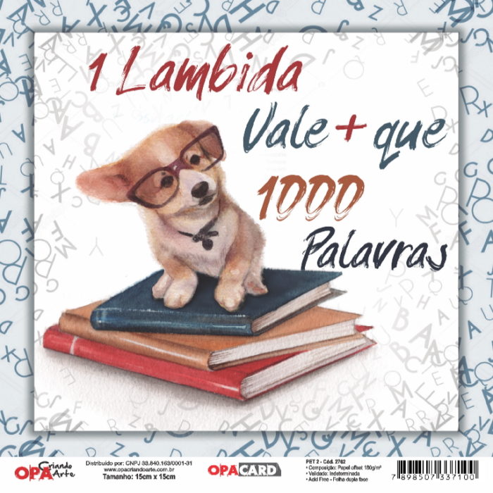 Papel Scrap Pet 2  150x150mm