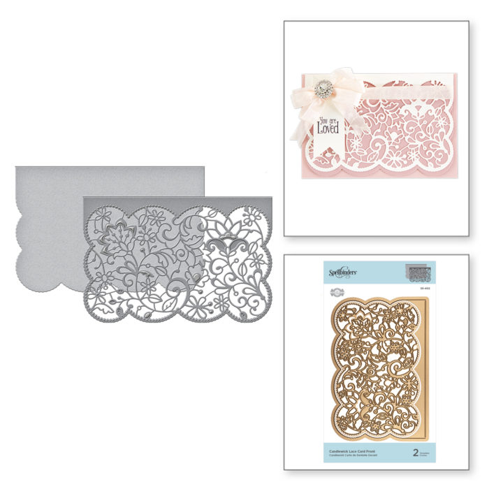 Cortante Spellbinders Candlewich Lace Front ~152x103mm