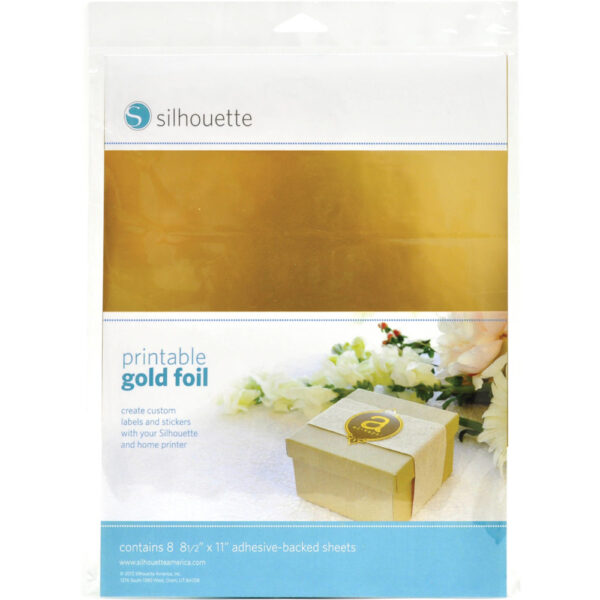 Printable Adhesive Sheets Gold