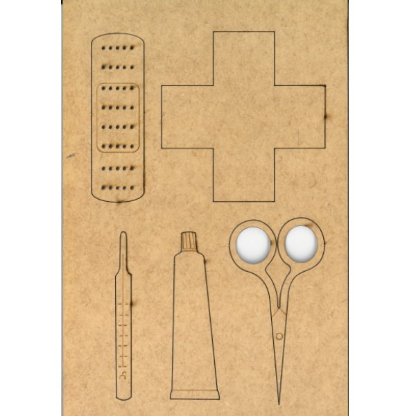 Aplicação MDF 160x240x3mm