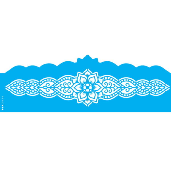 Stencil Opa 10x30 Flor Estilizada