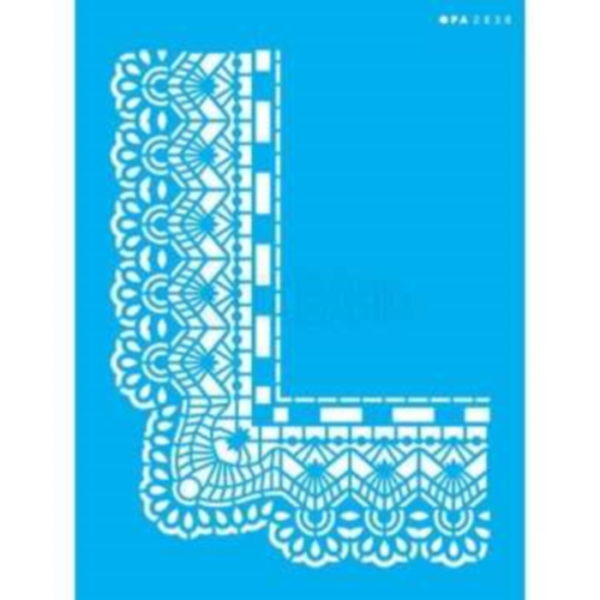 Stencil Opa 15x20  Renda I