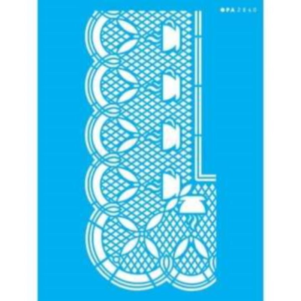 Stencil Opa 15x20  Renda III