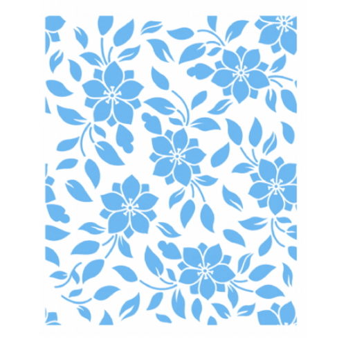 Stencil Opa 20X25 Flores do Campo I