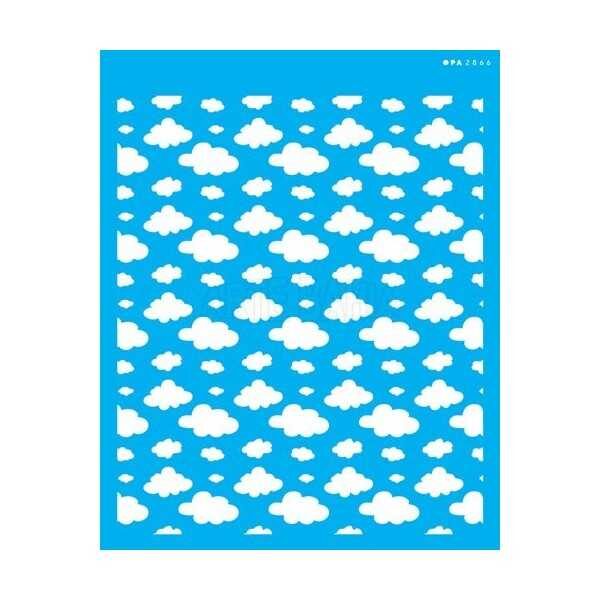 Stencil Opa 20X25 Nuvens I