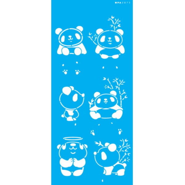 Stencil Opa 17x42 Pandas