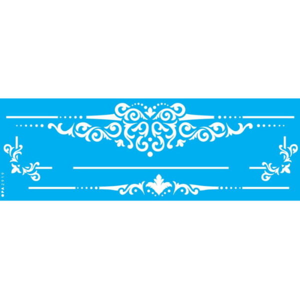 Stencil Opa 10x30 Arabesco IV