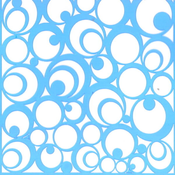 Stencil Opa 14x14 Geométrica Círculos